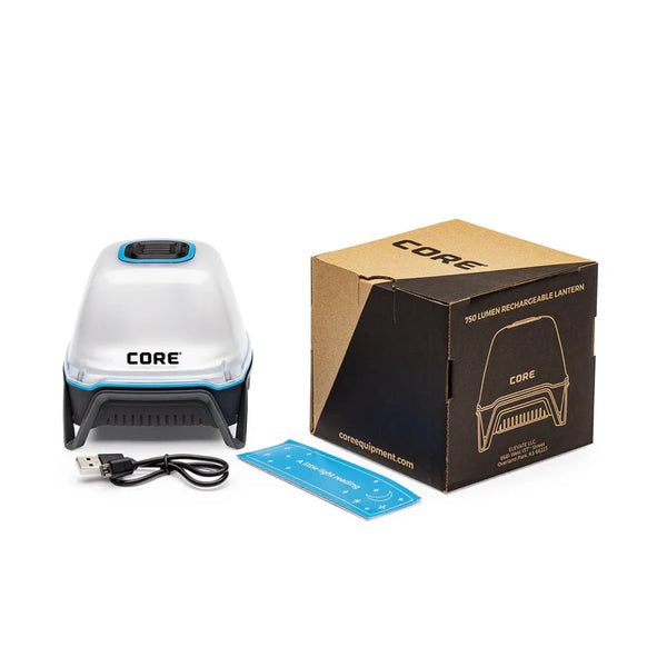 CORE Equipment 750 Lumen Rechargeable LED Camping Lantern – Riah