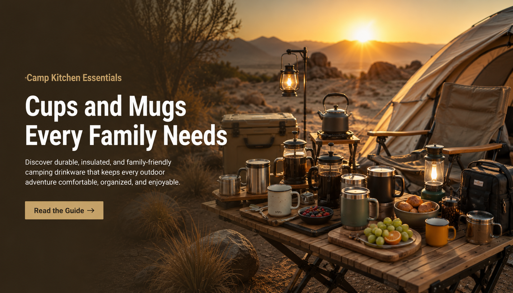 Camp Kitchen Essentials: Cups and Mugs Every Family Needs