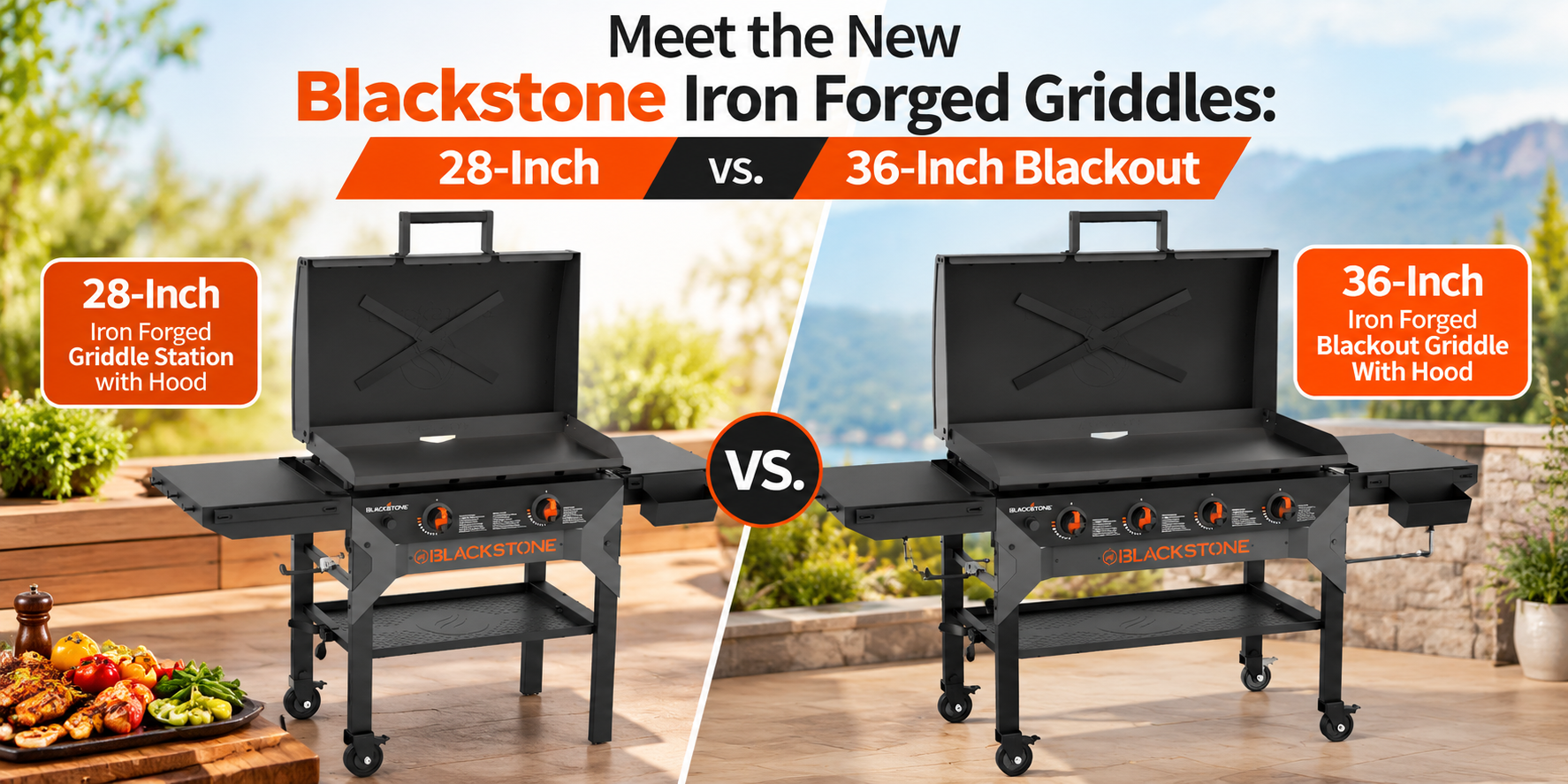 Blackstone Iron Forged Griddles: 28-Inch vs. 36-Inch Guide