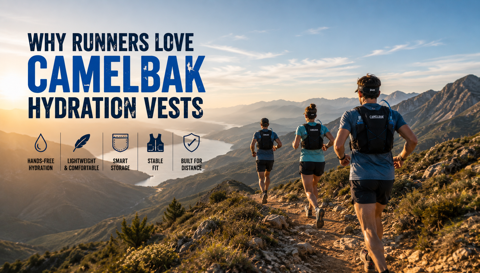 CamelBak hydration vest for runners during trail and long-distance running