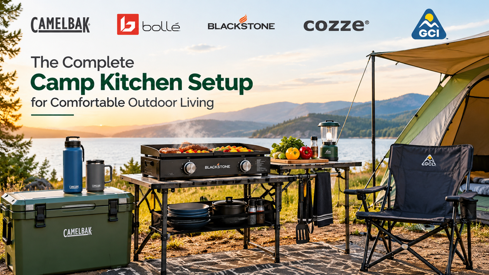 Complete Camp Kitchen Setup for Outdoor Living in UAE