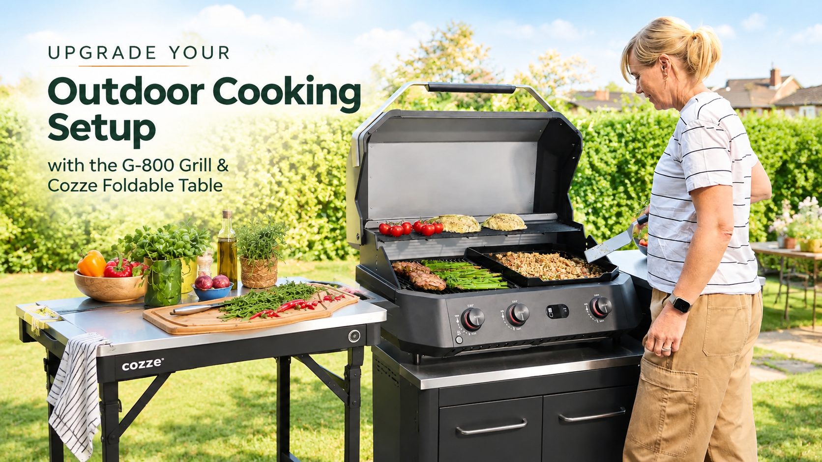 G-800 Grill and Cozze Foldable Table