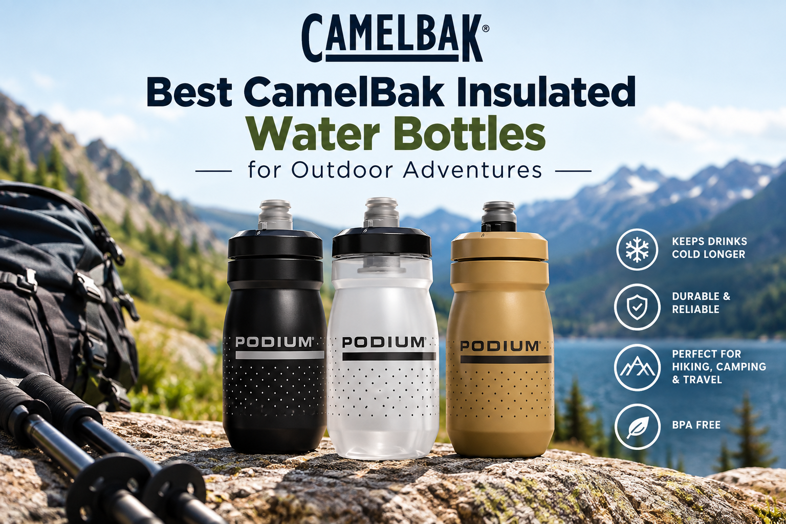 Best CamelBak Insulated Water Bottles for Outdoor Adventures