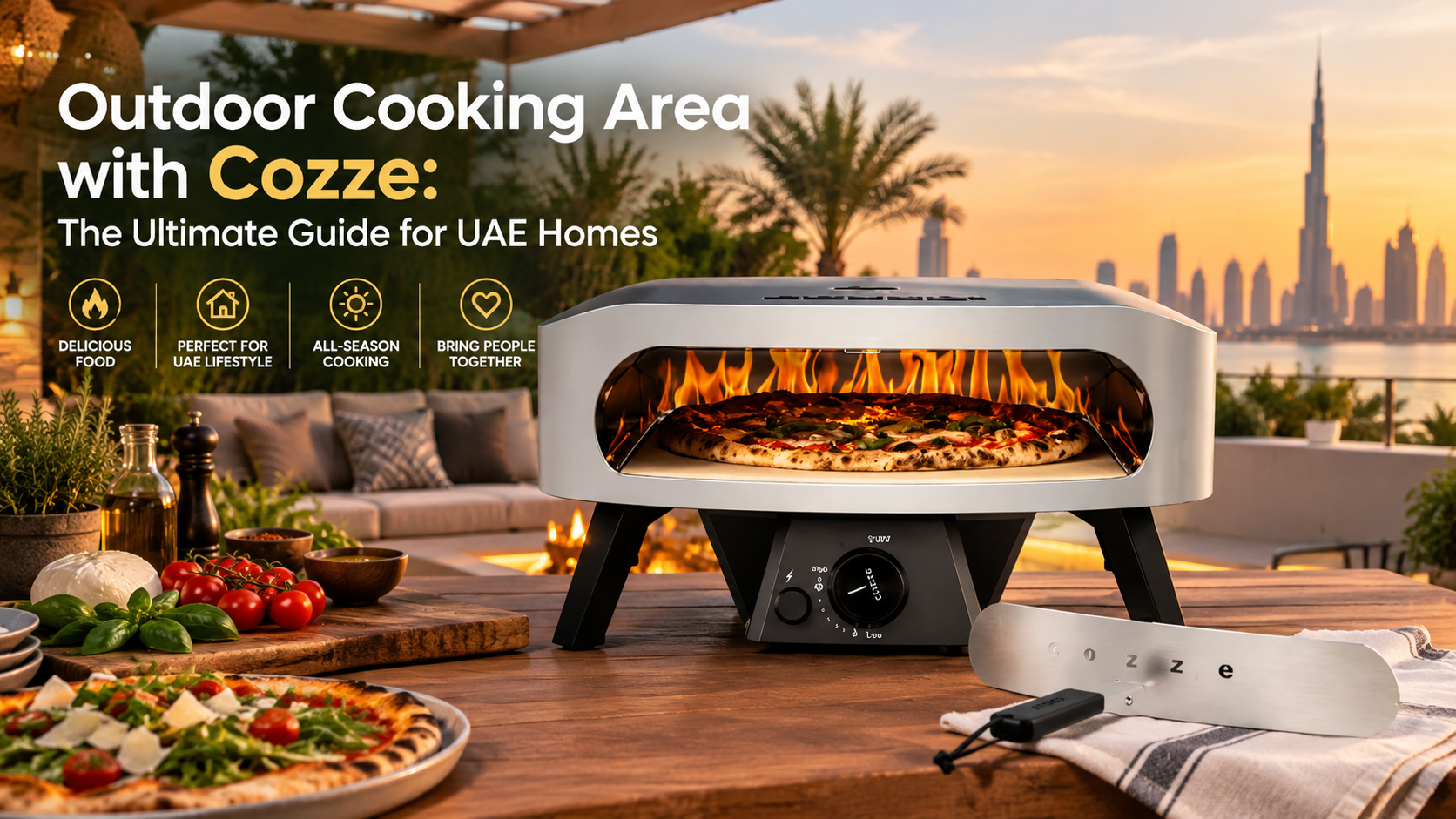 Outdoor Cooking Area with Cozze
