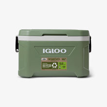 IGLOO-Ecocool Latitude 52 Qt Cooler Box - Vintage Green