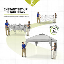 CORE EQUIPMENT 10' x 10' Instant Canopy – Light Grey Outdoor Pop-Up Tent