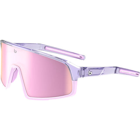Bollé Striver Astro Purple Crystal Pink Sunglasses with Brown Pink Lens
