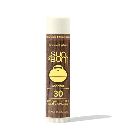 Sun Bum Original Lip Balm Coconut SPF 30 – Moisturizing & Sun Protection Lip Balm (0.15 oz)