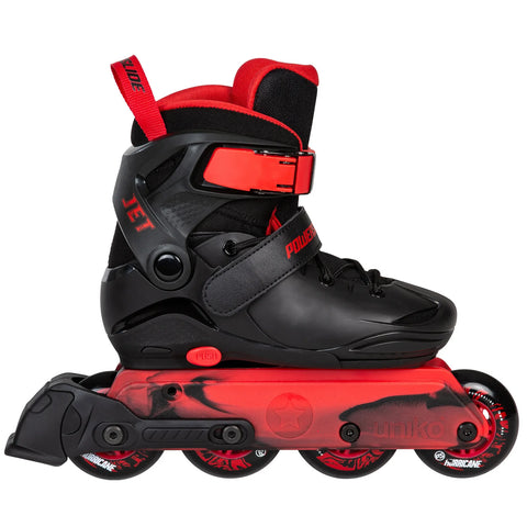 Powerslide Jet Black Kids Urban Inline Skates – Lightweight, Adjustable & Safe Skating for Young Riders