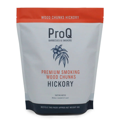 ProQ Smoking Wood Chunks - Hickory - Bag (1kg)