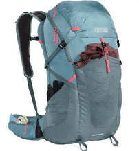 Womens Fourteener™ 30 Hydration Hiking Pack 30L, 100oz, Smoke Blue/Fiery Coral