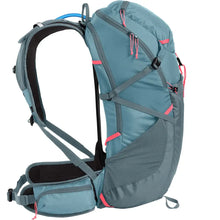 Womens Fourteener™ 30 Hydration Hiking Pack 30L, 100oz, Smoke Blue/Fiery Coral
