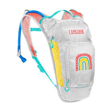 Kids' Mini M.U.L.E.® 50oz Hydration Pack with Crux® 50oz, Grey/Rainbow
