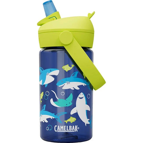 Thrive Flip Straw Kids 14oz, Sharks and Rays