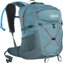 Women's Fourteener 24 100oz, Smoke Blue/Fiery Coral