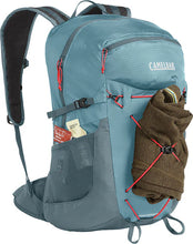 Women's Fourteener 24 100oz, Smoke Blue/Fiery Coral