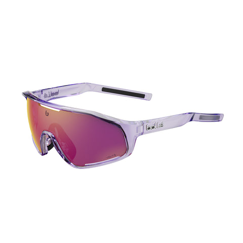 BOLLÉ SHIFTER Astro Purple Crystal Sunglasses with Volt Ruby Lens
