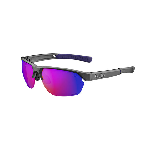Bollé VICTUS Titanium Matte Sunglasses with Volt+ Ultraviolet Polarized Lenses