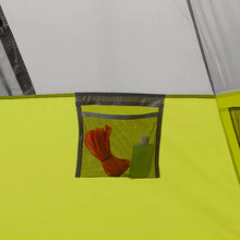 CORE EQUIPMENT 9-Person Instant Cabin Tent (14' x 9') – Grey/Green, Spacious Family Camping