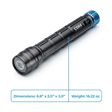 CORE EQUIPMENT 1500 Lumen Rechargeable Flashlight with Auto-Brightness Control