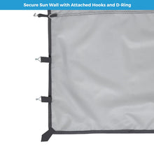 CORE EQUIPMENT 10' x 10' Sun Wall Accessory – Silver Canopy Side Panel