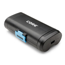 CORE EQUIPMENT 6-Person Lighted Instant Cabin Tent (11’ x 9’) – Grey/Blue