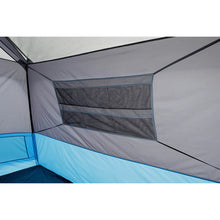 CORE EQUIPMENT 6-Person Lighted Instant Cabin Tent (11’ x 9’) – Grey/Blue
