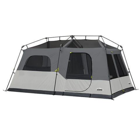 CORE EQUIPMENT 9-Person Instant Cabin Tent with Full Rainfly – 14' x 9' Spacious Camping Tent
