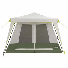 CORE EQUIPMENT 8-Person Instant Cabin Tent (13' x 9') – Grey/Green Performance Camping Tent