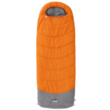 CORE EQUIPMENT 20° Hybrid Sleeping Bag – Lightweight Camping Sleeping Bag (Orange/Grey)
