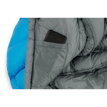 CORE EQUIPMENT 10° Mummy Sleeping Bag – Blue/Grey | Lightweight Cold-Weather Camping Bag