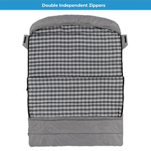 CORE EQUIPMENT 40° Double Cool Climate Sleeping Bag – Grey | Lightweight Camping Comfort