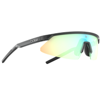 Bollé Micro Edge Black Frost Sunglasses with Phantom Clear Green Photochromic Lens