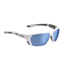 Bollé AIRFIN White Matte Grey Sunglasses with Volt+ Offshore Polarized Lenses
