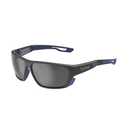 Bollé AIRFIN Black Matte Blue TNS Polarized Sunglasses