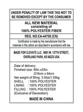 CORE EQUIPMENT 20° Hybrid Sleeping Bag – Lightweight Camping Sleeping Bag (Orange/Grey)