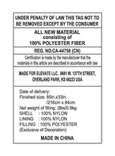 CORE EQUIPMENT 30° Mummy Sleeping Bag – Blue/Grey | Lightweight Cold-Weather Camping Bag