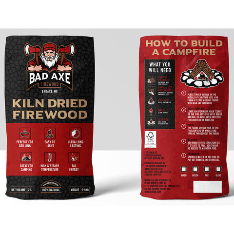 Bad Axe 40L Cherry Firewood USA