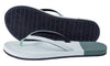 Indosole Women’s Color Block Flip Flops – Light Shore - Sea Salt Eco-Friendly Sandals