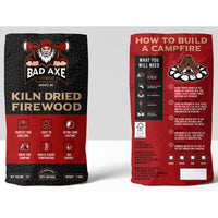 Bad Axe 40L cherry firewood premium USA cherry wood for BBQ smoking and fire pits