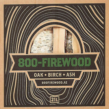 Bad Axe Birch Firewood 21L premium natural birch logs for clean burning fires