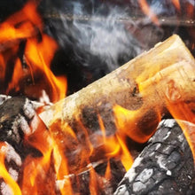 Bad Axe birch firewood 40L sack premium hardwood logs for fireplace and BBQ burning