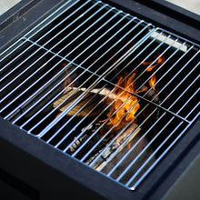 Bad Axe Log Cabin premium outdoor wood-fired fire pit for backyard and patio use