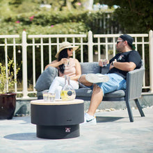 Bad Axe Roundtable firepit durable outdoor fire pit for backyard and patio gatherings