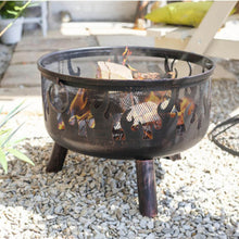 Bad Axe Wild Embers heavy-duty outdoor wood burning fire pit for patio and camping