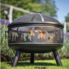 Bad Axe Wild Embers heavy-duty outdoor wood burning fire pit for patio and camping