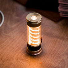Barebones Edison light stick brass rechargeable LED camping lantern