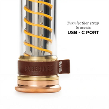 Barebones Edison light stick brass rechargeable LED camping lantern