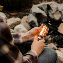 Barebones Edison light stick brass rechargeable LED camping lantern