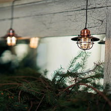 Barebones Edison pendant light in bronze vintage industrial lamp